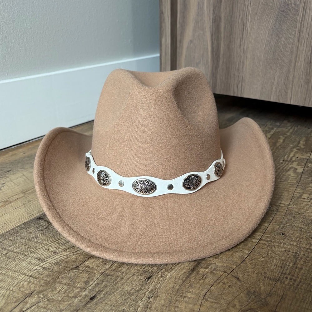 Vince Camuto Felt Cowboy Hat Boho Festival Western Concert